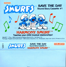 Smurfs Save the Day: Harmony Smurf's background