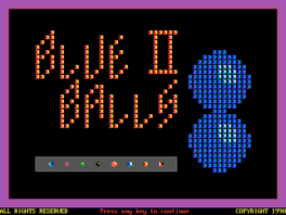 Blue Balls's background