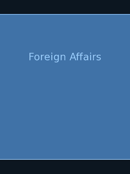 Foreign Affairs's background