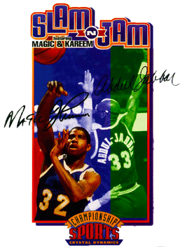 Slam 'n Jam '96 Featuring Magic & Kareem's background