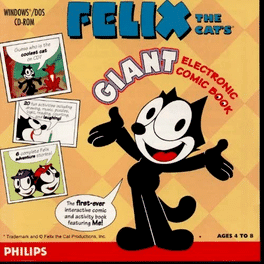 Felix the Cat's Giant Electronic Comic Book's background