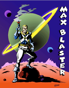 Max Blaster and Doris de Lightning Against the Parrot Creatures of Venus's background