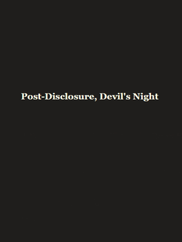 Post-Disclosure, Devil's Night's background