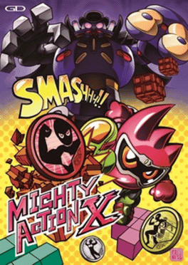 Mighty Action X's background