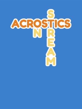 Acrostics on Stream's background