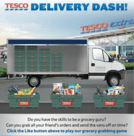 Tesco: Delivery Dash's background