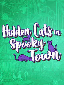 Hidden Cats in Spooky Town's background