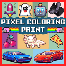 Pixel Coloring Paint's background