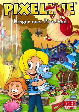 Pixeline: Drager Over Pixieland's background