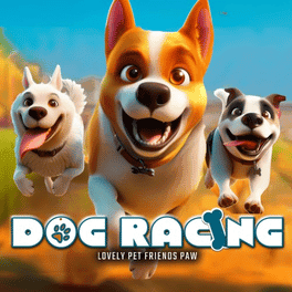 Dog Racing: Lovely Pet Friends Paw's background