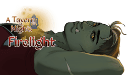 A Tavern at Night: Firelight's background