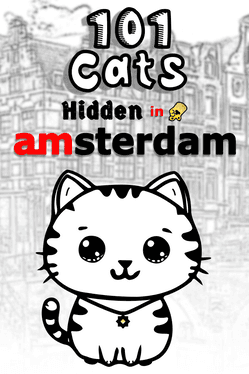 101 Cats Hidden in Amsterdam's background