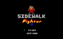 Sidewalk Fighter II's background