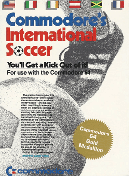 Commodore's International Soccer's background
