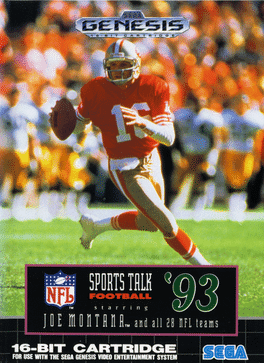 NFL Sports Talk Football '93 Starring Joe Montana's background