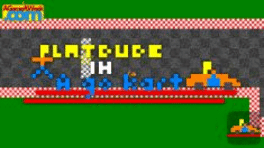 Platdude in a Go Kart's background