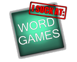 I Suck At: Word Games's background