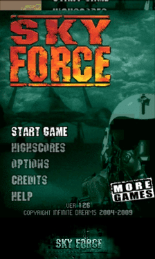 Sky Force's background