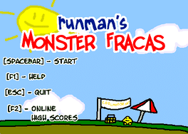 RunMan's Monster Fracas's background