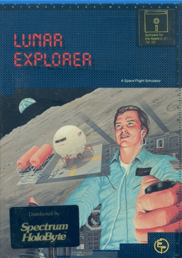 Lunar Explorer: A Space Flight Simulator's background