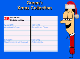 Green's Xmas Collection's background