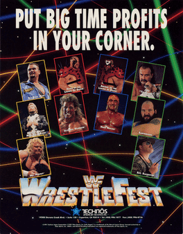 WWF WrestleFest's background