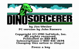 Dino-Sorcerer's background