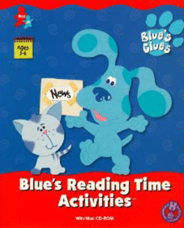 Blue's Reading Time Activities's background