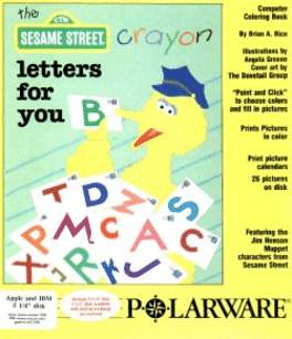 Sesame Street Crayon: Letters For You's background