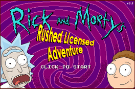 Rick and Morty's Rushed Licensed Adventure's background