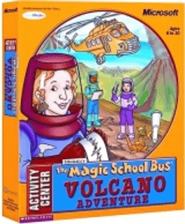 Magic School Bus Volcano Adventure's background