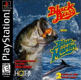 Black Bass with Blue Marlin's background