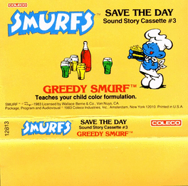 Smurfs Save the Day: Greedy Smurf's background