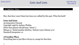 Lists and Lists's background