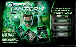 Green Lantern Battle Cards's background