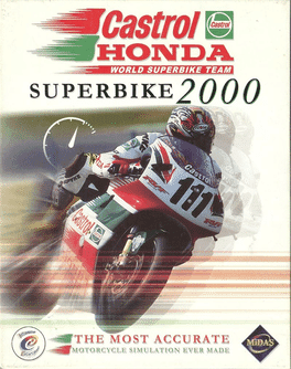 Castrol Honda Superbike 2000's background