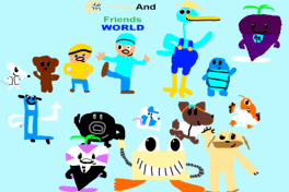 Chomper and Friends World's background