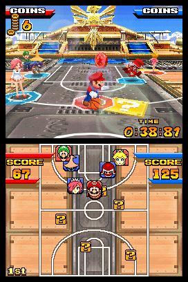 Mario Hoops 3-on-3's background