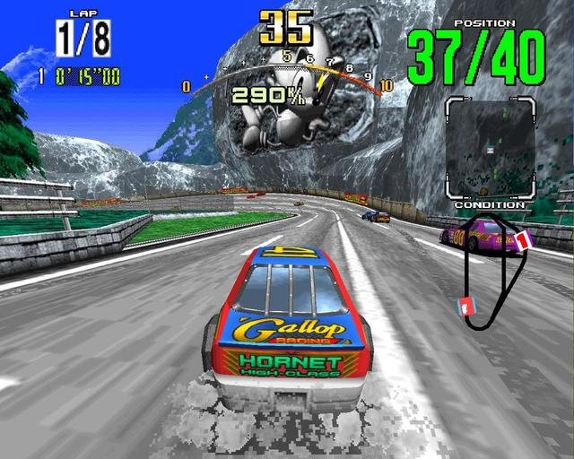 Daytona USA's background