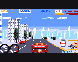 Turbo OutRun's background