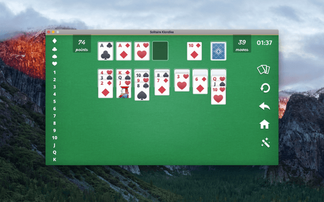 Solitaire Klondike Deluxe - classic card game's background