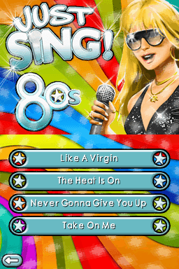 Just Sing! 80s Collection's background