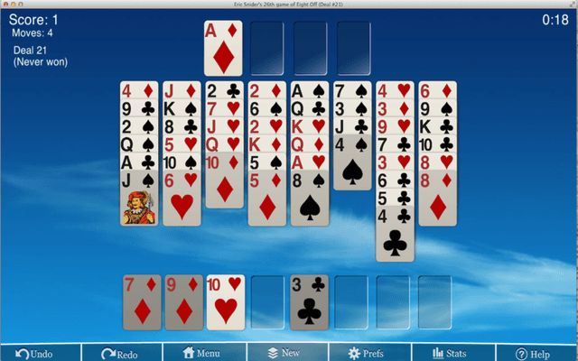 Eric's All-in-1 Solitaire's background