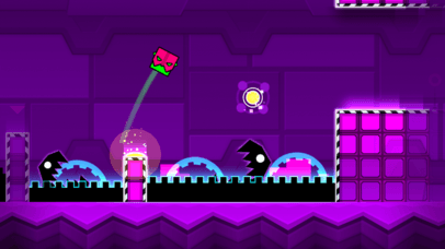 Geometry Dash Meltdown's background