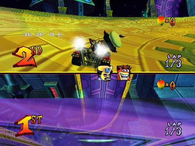 Crash Nitro Kart's background