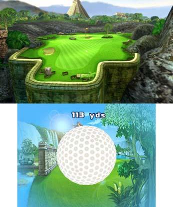 Let's Golf 3D's background