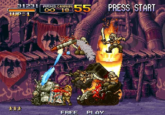 Metal Slug Anthology's background