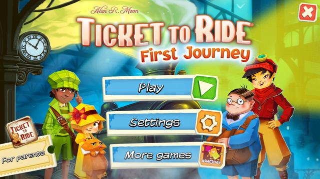 Ticket to Ride: First Journey's background