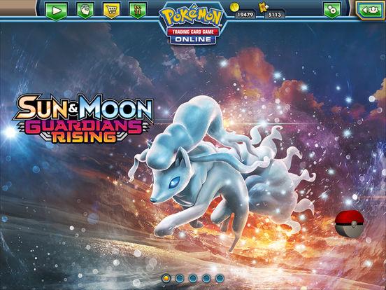 Pokémon Trading Card Game Online's background
