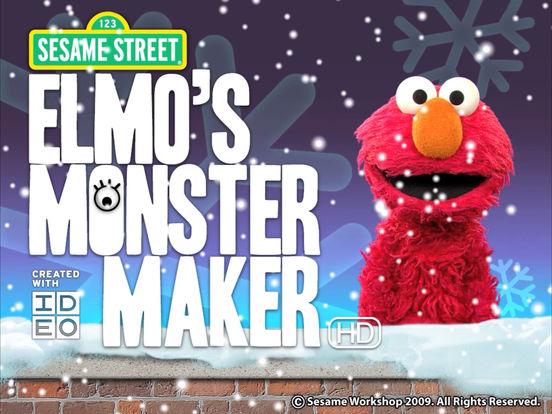 Elmo's Monster Maker HD's background